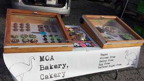 So many delicious options, and all gluten free at MOA Bakery Cakery in Oamaru