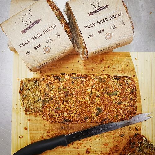 Gluten free vegan bread at MOA Bakery Cakery in Oamaru