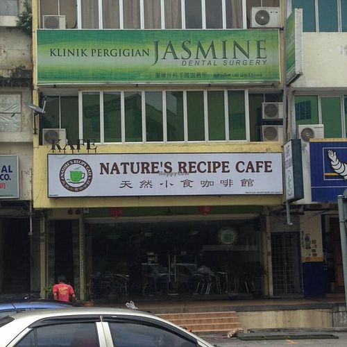 Outside view at Nature's Recipe Cafe in Petaling Jaya