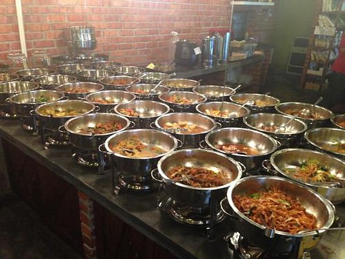 Buffet lunch at Nature's Recipe Cafe in Petaling Jaya