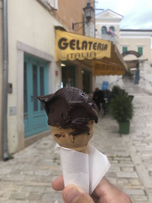 Dark Chocolate  at Gelateria Italia in Rovinj