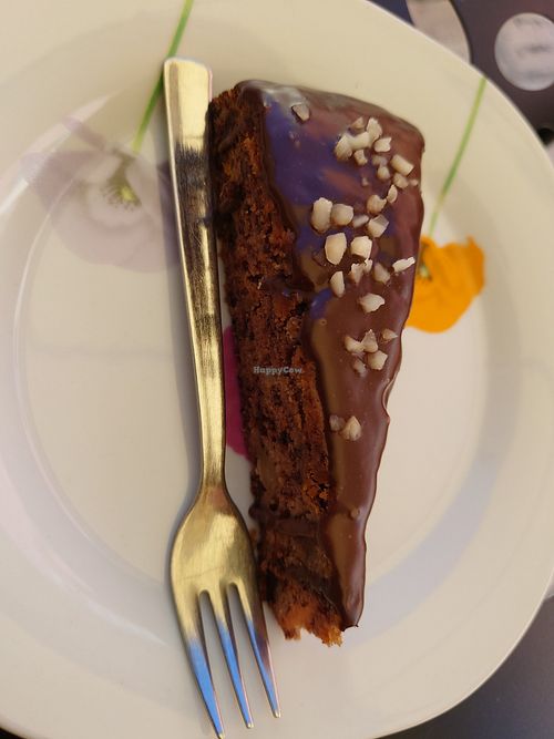 Chocolate cake - vegan and gluten free! at Gelateria Italia in Rovinj