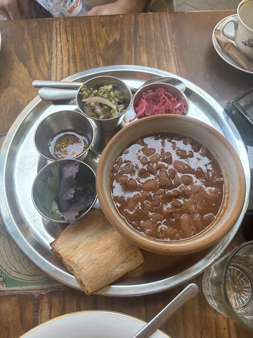   at Kafe Leila in Tbilisi