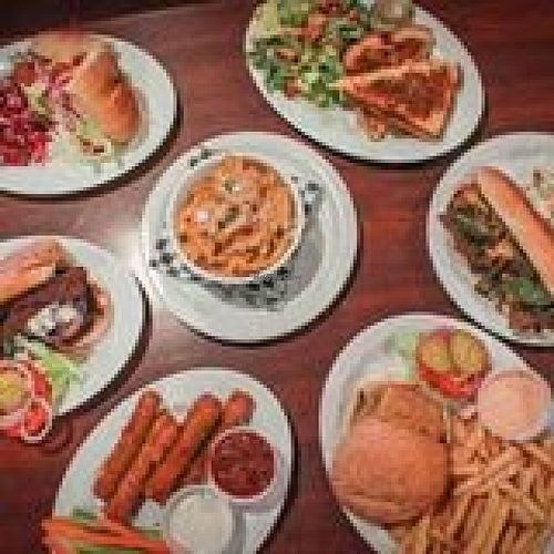 Look at all that fried goodness! at Black Water Bar in Portland