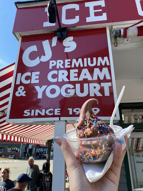   at CJ's Big Dipper in Bar Harbor