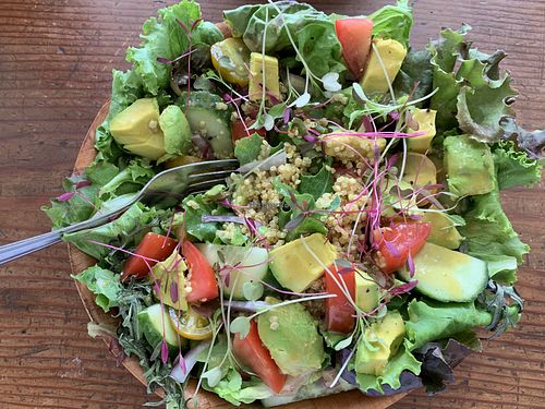 Killer local salad🤙🏻 at Sea DandeLion in Honokaa