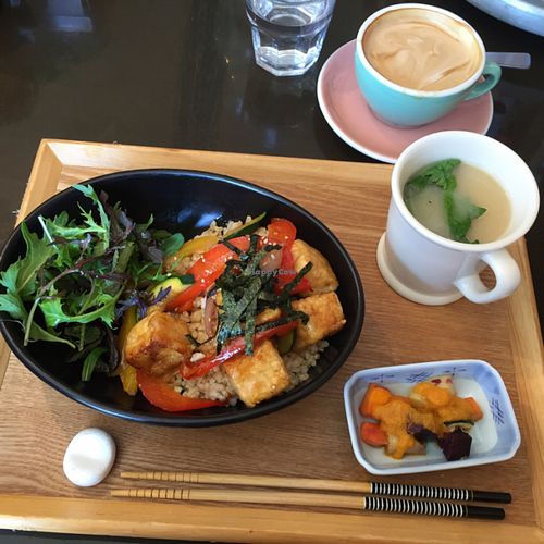 tofu bowl at Cafe Mimosa in Takapuna