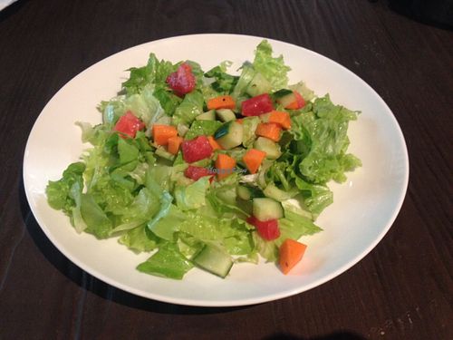 side salad at Happy Buddha - Pop-Up in Shanghai