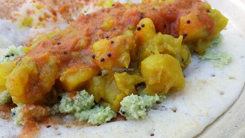 Masala Dosa Fillings at The Chai Place - Food Stall in Seattle