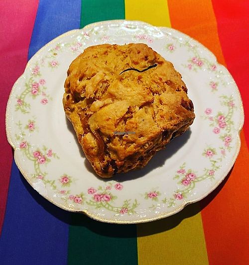 vegan kimchi scone at Pettirosso in Seattle