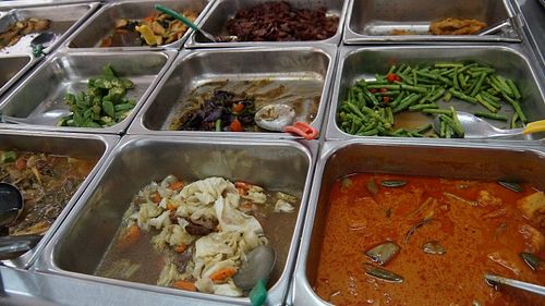 Lunch Buffet at Blue Boy Vegetarian Food Centre in Kuala Lumpur