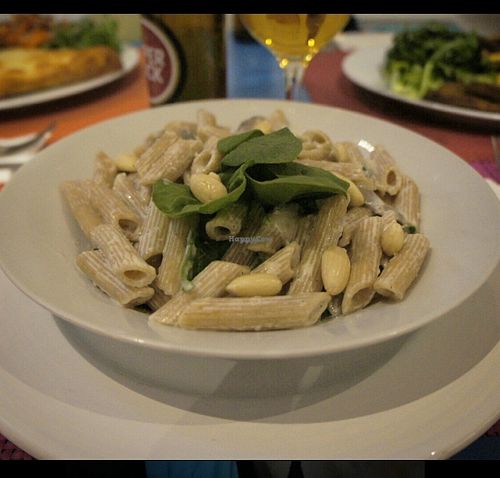 Pasta with almonds at Didi Cafe in Albufeira