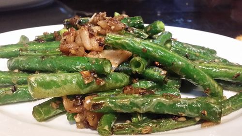 Green beans at Zhu Dang in Seattle