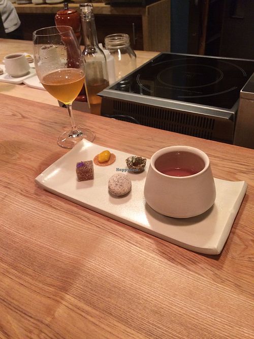 Tiny yummy dessert  array at Farm Spirit - Pop Up in Portland