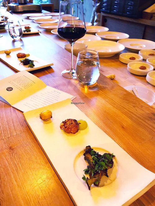 One of the starter snacks at Farm Spirit - Pop Up in Portland