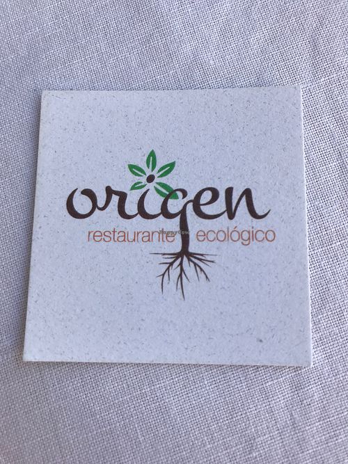 calling card at Origen in San Pedro De Alcantara