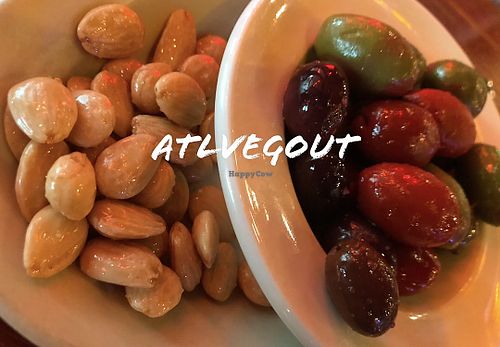 Olives and almonds at Eclipse di Luna in Atlanta
