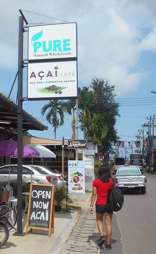 Acai Cafe > sister store just up the road at Pure Organic Heaven in Phuket
