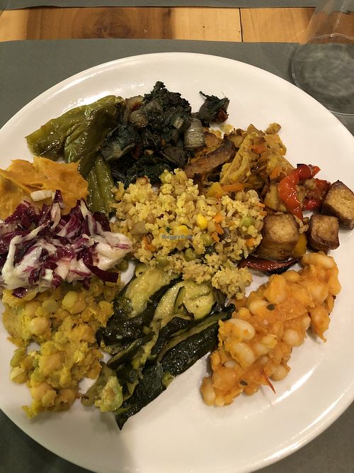 15€ plate  at 100% Bio in Rome