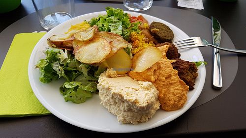 Buffet at 100% Bio in Rome