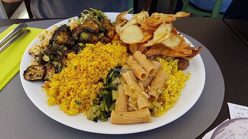 Buffet at 100% Bio in Rome