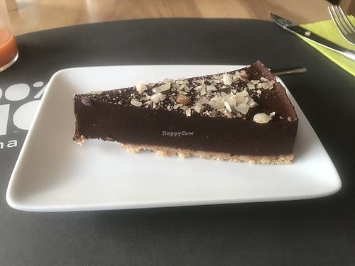 Chocolate pie at 100% Bio in Rome