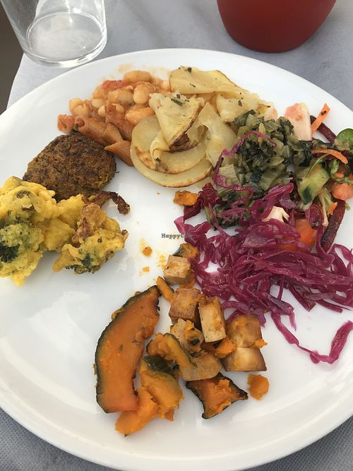  Vegan  buffet  at 100% Bio in Rome