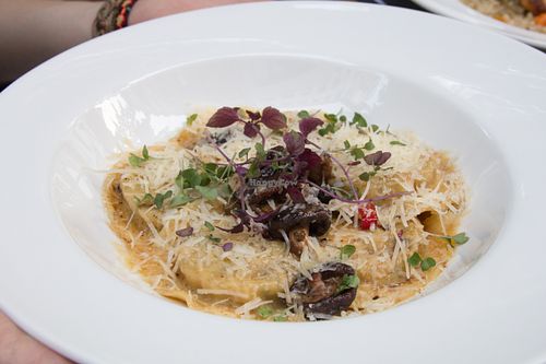 Ravioli with mixed mushrooms (vegetarian) at Herzenslust in Saarbrucken