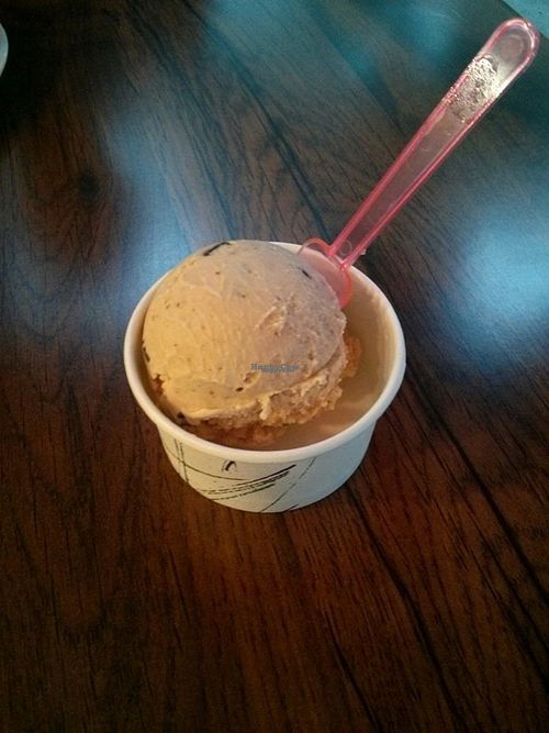 Vegan peanut butter ice cream at Las Vegans in Paris