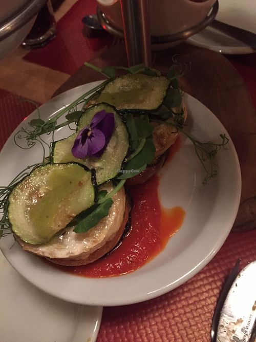 Vegetable stacks  at Rootcandi in Brighton