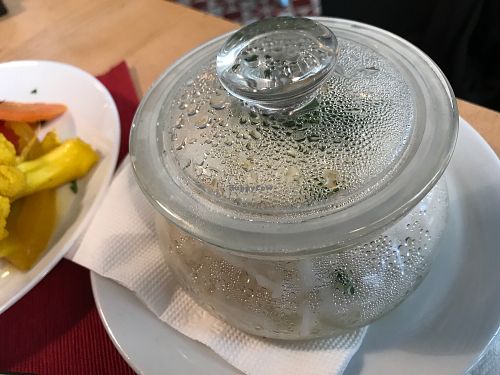 rice surprise at Aubergine in Bucharest