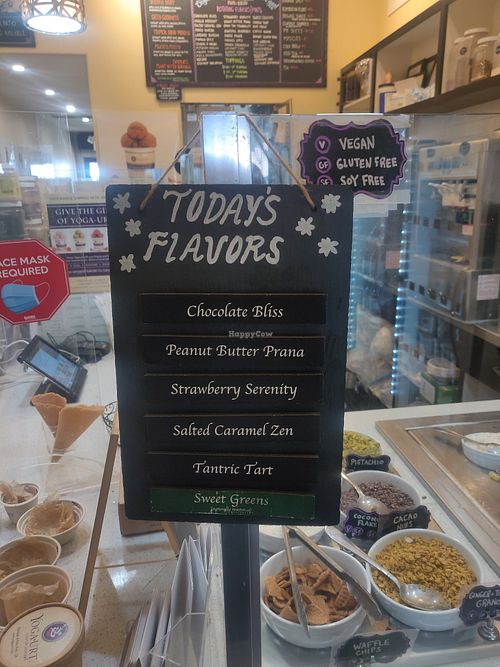 Sign at Yoga-urt in Glendale