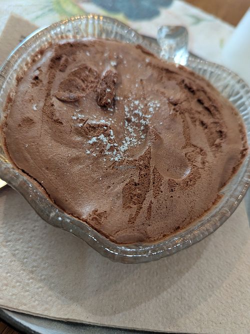 Chocolate mousse at Granny Smith in Annecy