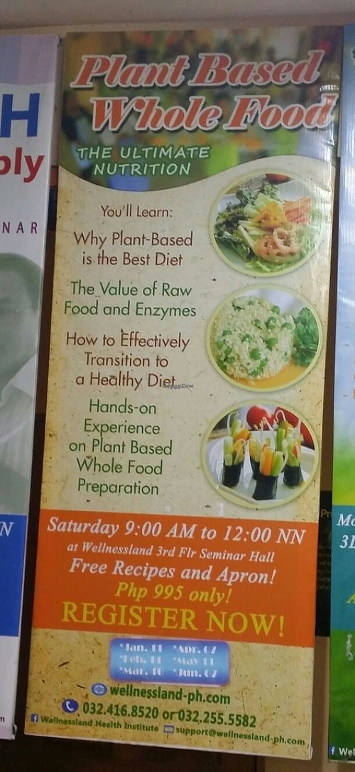 cooking classes at Wellnessland Vegetarian Cafe in Cebu