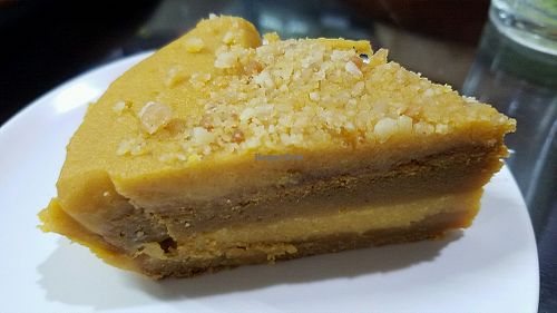 sweet potato cake at Wellnessland Vegetarian Cafe in Cebu