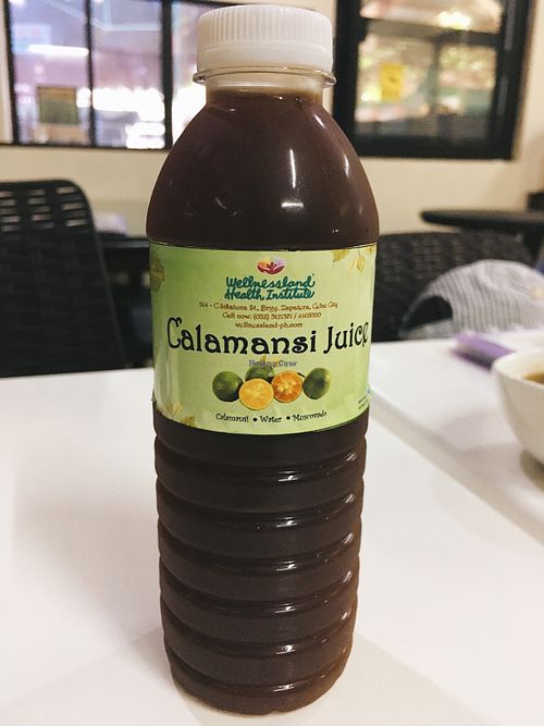 calamansi juice (as part of the set menu)  at Wellnessland Vegetarian Cafe in Cebu