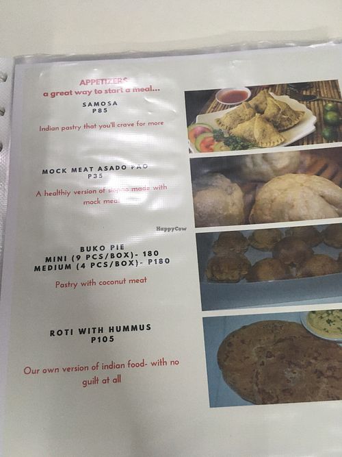 menu at Wellnessland Vegetarian Cafe in Cebu