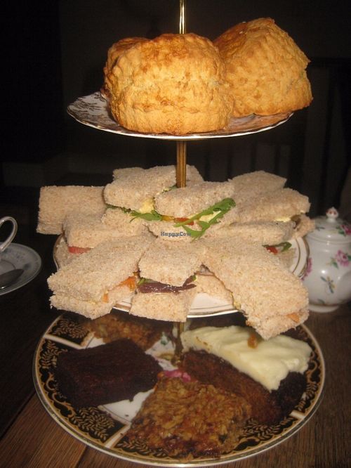 Vegan afternoon tea at Tea Hive in Manchester