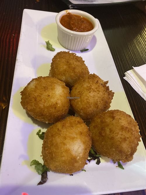 Rice Balls at 3 Brothers Vegan Cafe in Copiague