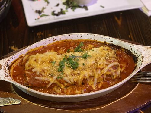 Veggie Lasagna  at 3 Brothers Vegan Cafe in Copiague