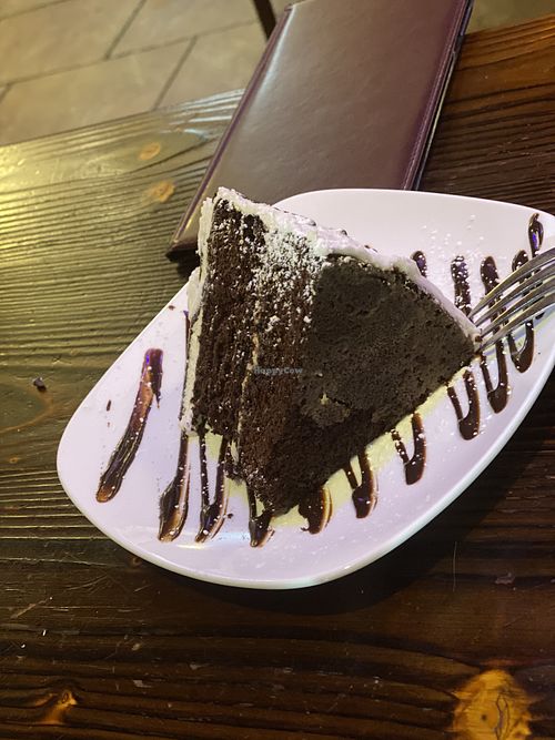 Cannoli Cake at 3 Brothers Vegan Cafe in Copiague