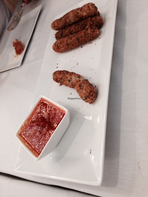 Mozzarella Sticks at 3 Brothers Vegan Cafe in Copiague