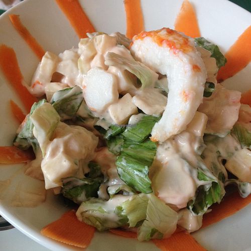 Coctel de gambas at Verdeando in Denia