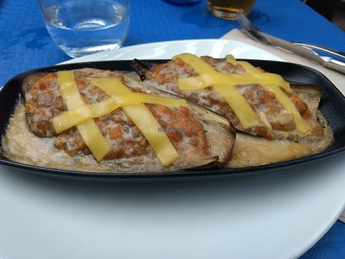 stuffed aubergine at Verdeando in Denia