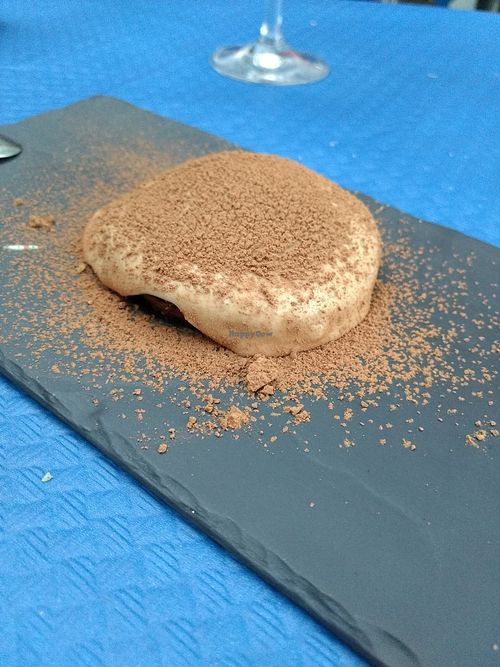 raw tiramisu at Verdeando in Denia