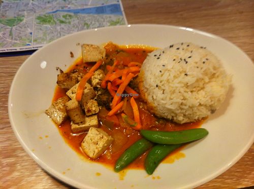 red Thai curry  at Dean & David - Ballindamm in Hamburg