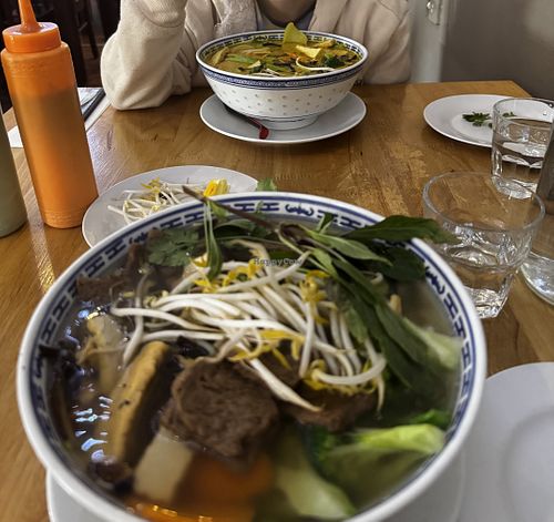 Vegan Pho soup  at Mai Kitchen in Ferryden Park