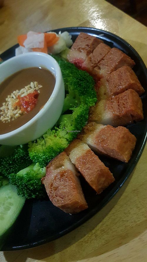 Vegan Crispy Roast Pork at Mai Kitchen in Ferryden Park