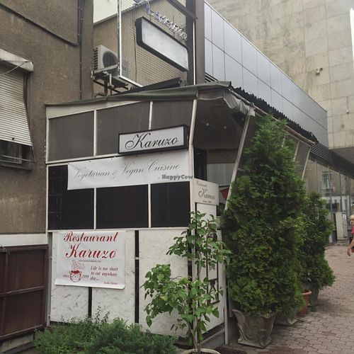 Restaurant outside at Karuzo in Sarajevo