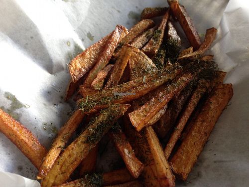 dill fries at Viva La Vegan in Atlanta